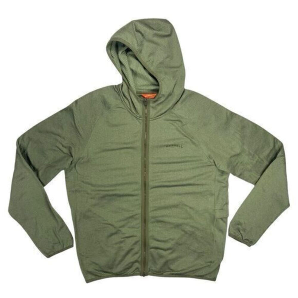 Merrell Olive Green Full-Zip Hooded Jacket